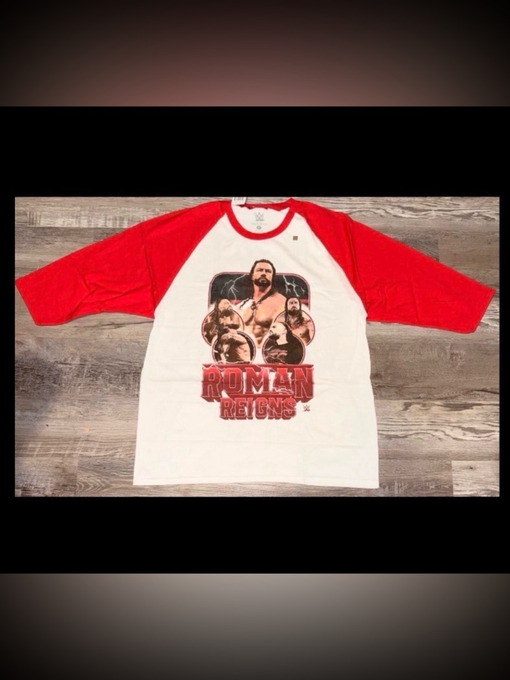 Women's WWE Roman Reigns Raglan Shirt Size XL
